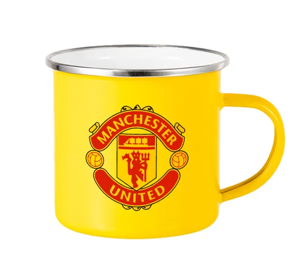Manchester United F.C. — Yellow Enamel Metallic Cup 360ml