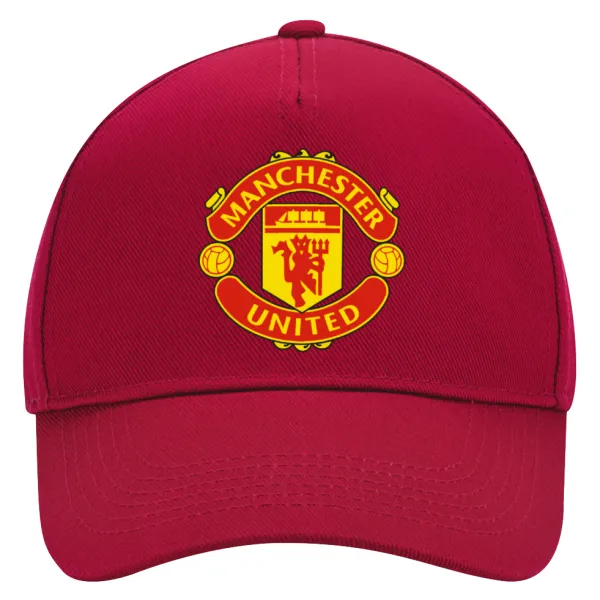 Manchester United F.C. — Adult Ultimate Hat RED, (100% COTTON DRILL, ADULT, UNISEX, ONE SIZE)