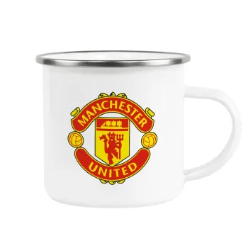 Manchester United F.C., Κούπα Μεταλλική εμαγιέ λευκη 360ml
