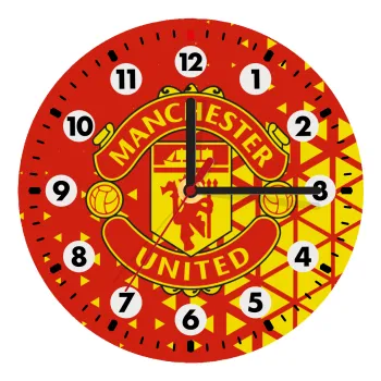 Manchester United F.C., Wooden wall clock (20cm)