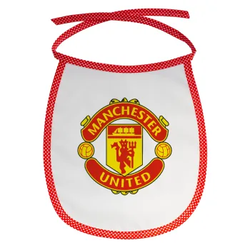 Manchester United F.C., Σαλιάρα μωρού αλέκιαστη με κορδόνι Κόκκινη