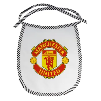 Manchester United F.C., Σαλιάρα μωρού αλέκιαστη με κορδόνι Μαύρη