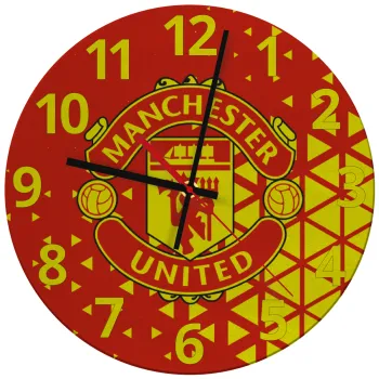 Manchester United F.C., Ρολόι τοίχου γυάλινο (30cm)