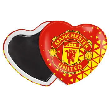 Manchester United F.C., Μαγνητάκι καρδιά (57x52mm)
