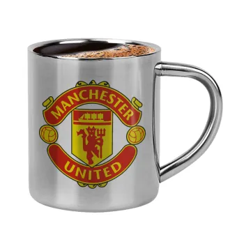 Manchester United F.C., Double-wall metal cup for espresso (220ml)
