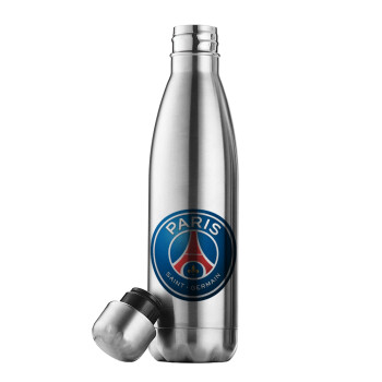 Paris Saint-Germain F.C., Inox (Stainless steel) double-walled metal mug, 500ml