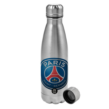 Paris Saint-Germain F.C., Μεταλλικό παγούρι νερού, ανοξείδωτο ατσάλι, 750ml