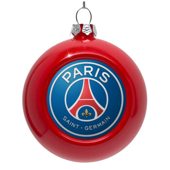 Paris Saint-Germain F.C., Στολίδι Χριστουγεννιάτικη μπάλα δένδρου Κόκκινη 8cm