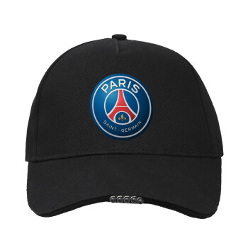 Paris Saint-Germain F.C., Work & Activity LED Light Cap – Perfect for Night & Low Light Conditions (100% COTTON, ADULT, UNISEX)