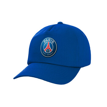 Paris Saint-Germain F.C., Twill Καπέλο παιδικό ΜΠΛΕ (100% ΒΑΜΒΑΚΕΡΟ, ΠΑΙΔΙΚΟ, UNISEX)