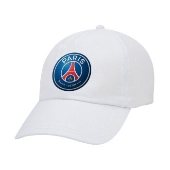 Paris Saint-Germain F.C., Καπέλο Baseball Λευκό (5-φύλλο, unisex)