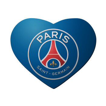 Paris Saint-Germain F.C., Mousepad heart 23x20cm