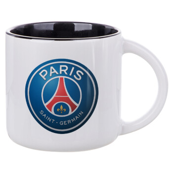 Paris Saint-Germain F.C., Κούπα κεραμική 400ml Λευκή/Μαύρη