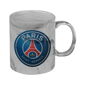 Paris Saint-Germain F.C., Κούπα κεραμική, marble style (μάρμαρο), 330ml