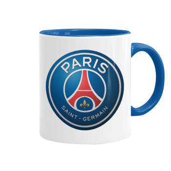 Paris Saint-Germain F.C., Mug colored blue, ceramic, 330ml