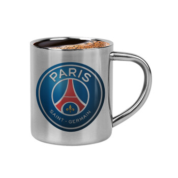 Paris Saint-Germain F.C., Κουπάκι μεταλλικό διπλού τοιχώματος για espresso (220ml)