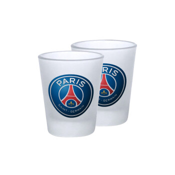Paris Saint-Germain F.C., Σφηνοπότηρα γυάλινα 45ml του πάγου (2 τεμάχια)