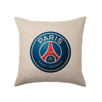 Paris Saint-Germain F.C., Μαξιλάρι καναπέ ΛΙΝΟ 40x40cm περιέχεται το  γέμισμα