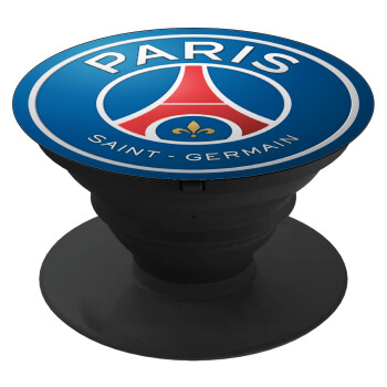Paris Saint-Germain F.C., Pop Socket Μαύρο Βάση Στήριξης Κινητού στο Χέρι