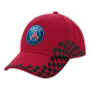 Adult Cap RACING Ultimate Red/Black, (100% COTTON DRILL, ADULT, UNISEX, ONE SIZE ADULT)