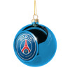 Blue Christmas tree ball ornament 8cm
