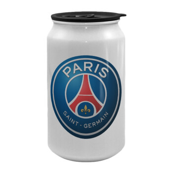 Paris Saint-Germain F.C., Κούπα ταξιδιού μεταλλική με καπάκι (tin-can) 500ml