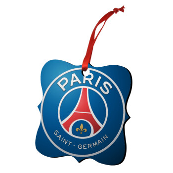 Paris Saint-Germain F.C., Στολίδι Χριστουγεννιάτικο στολίδι polygon ξύλινο 7.5cm