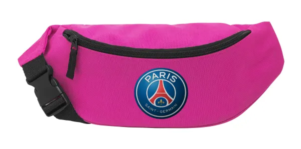 Paris Saint-Germain F.C. — Unisex waist bag (banana) in PINK color with 2 pockets