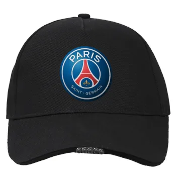 Paris Saint-Germain F.C., Καπέλο Εργασίας & Δραστηριοτήτων με LED Φως - Ιδανικό για Νύχτα & Χαμηλό Φωτισμό (100% ΒΑΜΒΑΚΕΡΟ, ΕΝΗΛΙΚΩΝ, UNISEX)