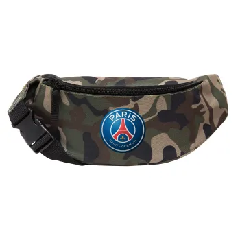 Paris Saint-Germain F.C., Unisex τσαντάκι μέσης (μπανάνα) χρώματος παραλλαγή Jungle με 2 τσέπες
