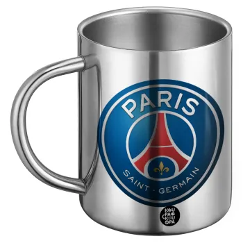 Paris Saint-Germain F.C., Ανοξείδωτη Μεταλλική Κούπα 450ml - Διπλού Τοιχώματος