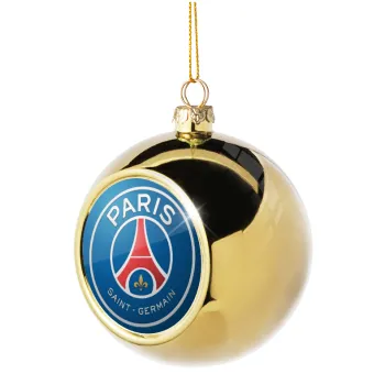 Paris Saint-Germain F.C., Golden Christmas tree ball ornament 8cm