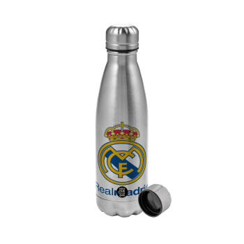 Real Madrid CF, Μεταλλικό παγούρι νερού, ανοξείδωτο ατσάλι, 750ml