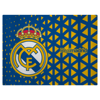 Real Madrid CF, Επιφάνεια κοπής γυάλινη (38x28cm)