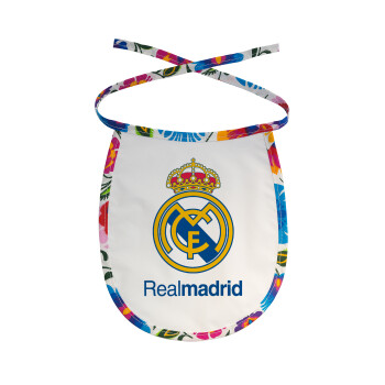 Real Madrid CF, Σαλιάρα μωρού αλέκιαστη με κορδόνι Χρωματιστή