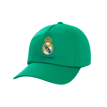 Real Madrid CF, Καπέλο Baseball, 100% Βαμβακερό, Low profile, Πράσινο