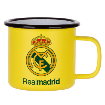 Real Madrid CF, Κούπα Μεταλλική εμαγιέ ΜΑΤ Κίτρινη 360ml