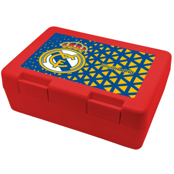 Real Madrid CF, Children's cookie container RED 185x128x65mm (BPA free plastic)