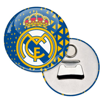 Real Madrid CF, Μαγνητάκι και ανοιχτήρι μπύρας στρογγυλό διάστασης 5,9cm