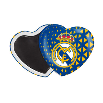 Real Madrid CF, Μαγνητάκι καρδιά (57x52mm)
