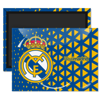 Real Madrid CF, Ορθογώνιο μαγνητάκι ψυγείου διάστασης 9x6cm