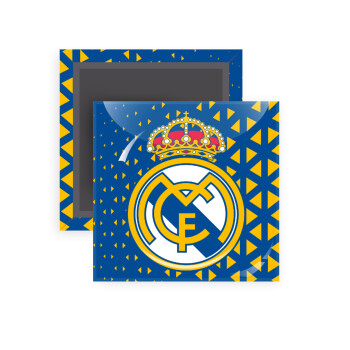 Real Madrid CF, Μαγνητάκι ψυγείου τετράγωνο διάστασης 5x5cm