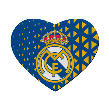 Real Madrid CF, Mousepad heart 23x20cm