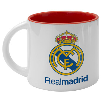 Real Madrid CF, Κούπα κεραμική 400ml Λευκή/Κόκκινη
