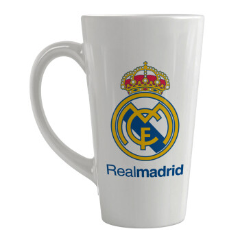 Real Madrid CF, Κούπα κωνική Latte Μεγάλη, κεραμική, 450ml