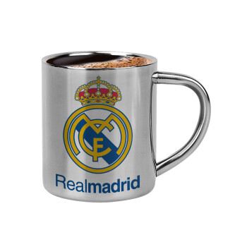 Real Madrid CF, Κουπάκι μεταλλικό διπλού τοιχώματος για espresso (220ml)