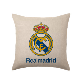 Real Madrid CF, Μαξιλάρι καναπέ ΛΙΝΟ 40x40cm περιέχεται το  γέμισμα