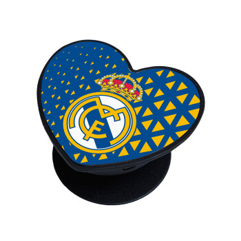 Real Madrid CF, Phone Holders Stand  καρδιά Μαύρο Βάση Στήριξης Κινητού στο Χέρι