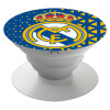 Real Madrid CF, Pop Socket Λευκό Βάση Στήριξης Κινητού στο Χέρι