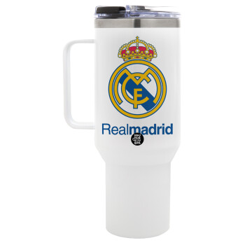 Real Madrid CF, Mega Tumbler με καπάκι, διπλού τοιχώματος (θερμό) 1,2L
